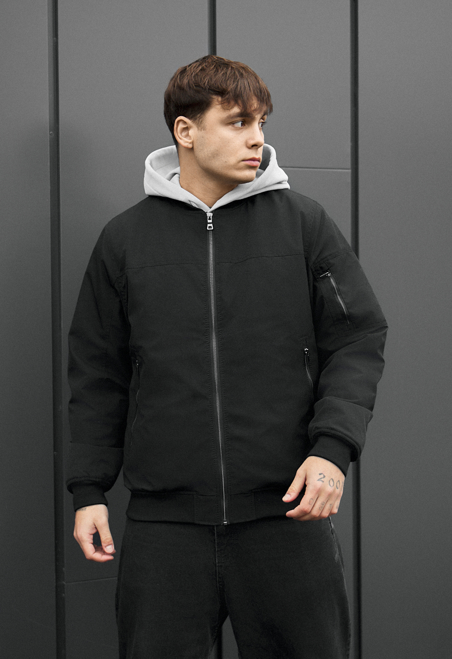 Bomber Staff dax black