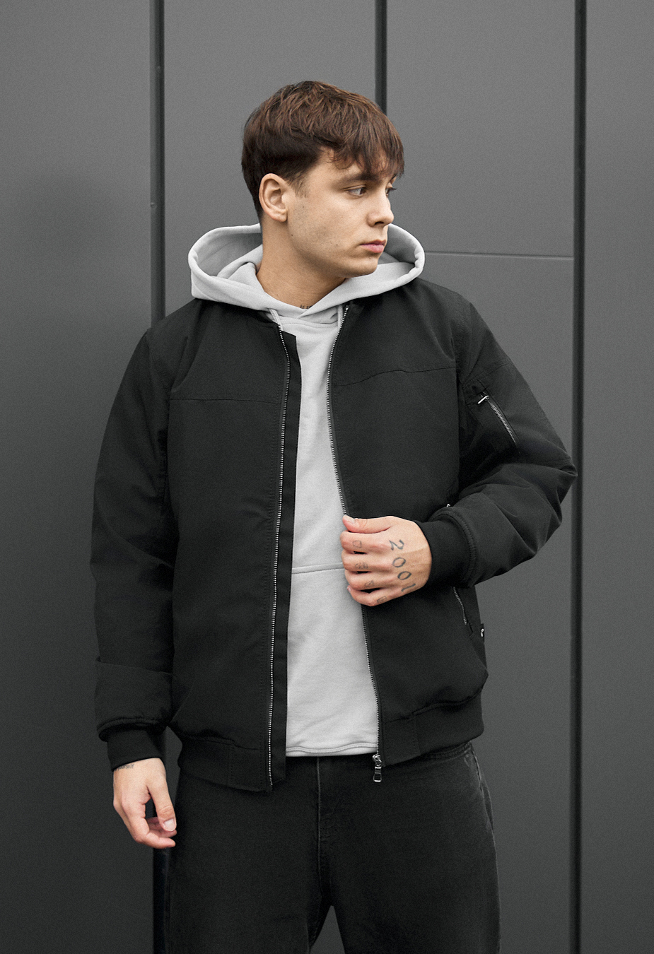 Bomber Staff dax black