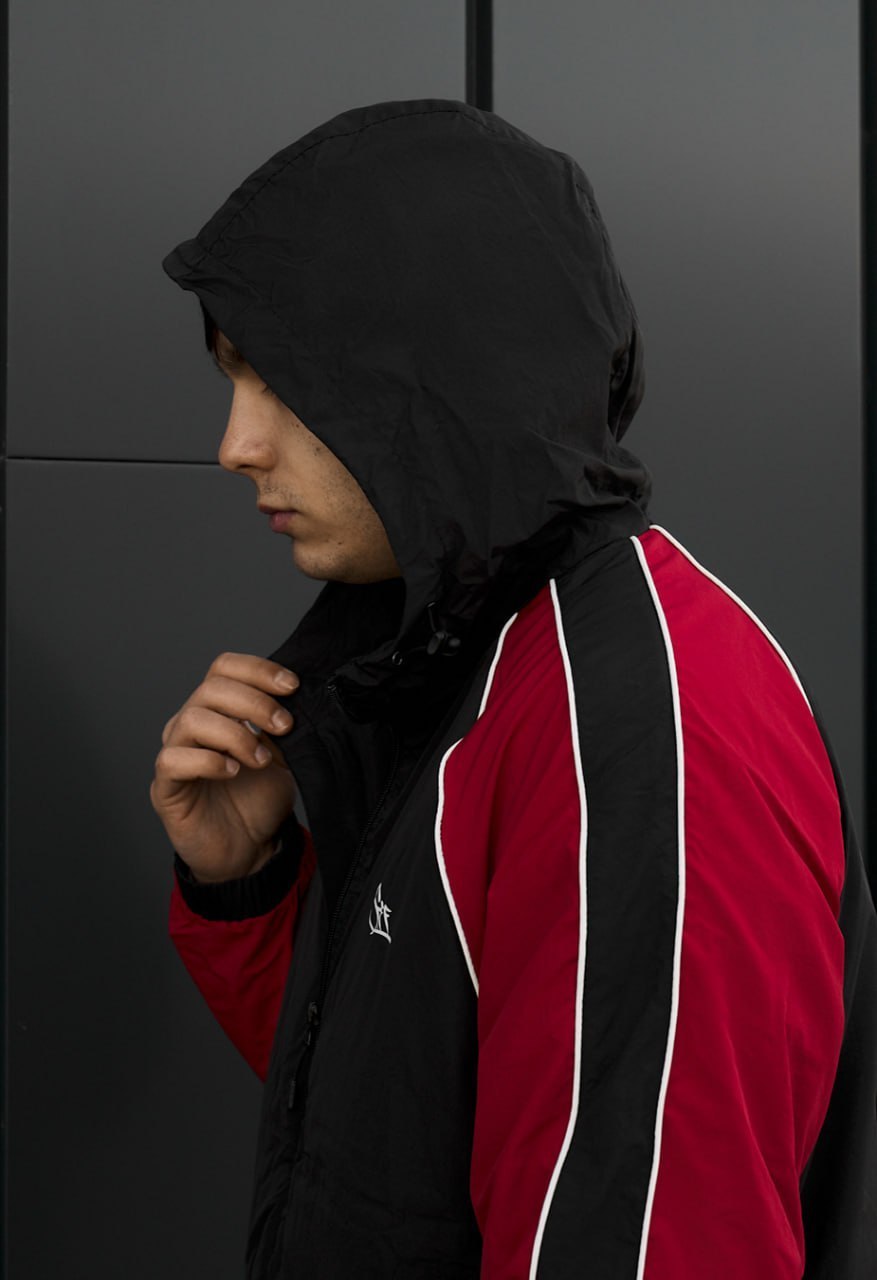 Wiatrówka Staff az black & red reflective oversize