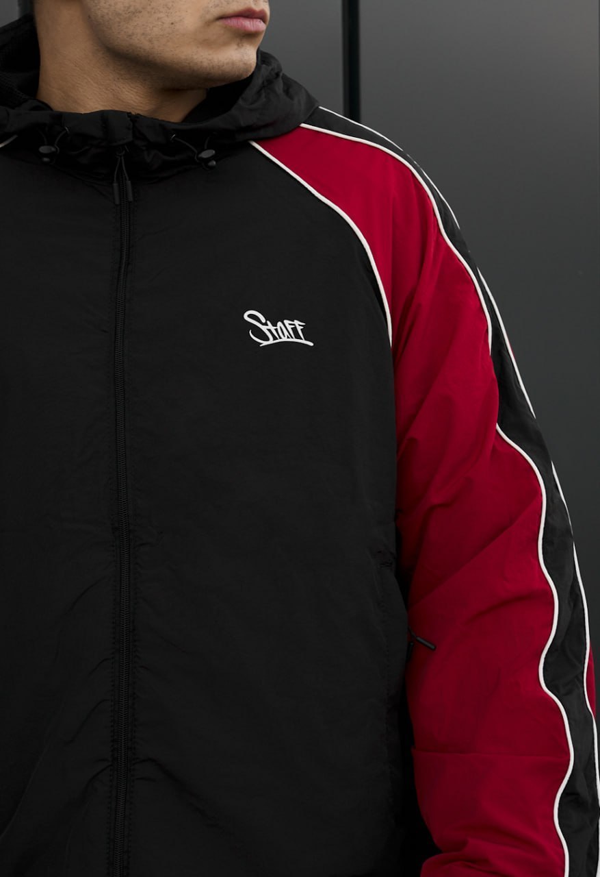 Wiatrówka Staff az black & red reflective oversize