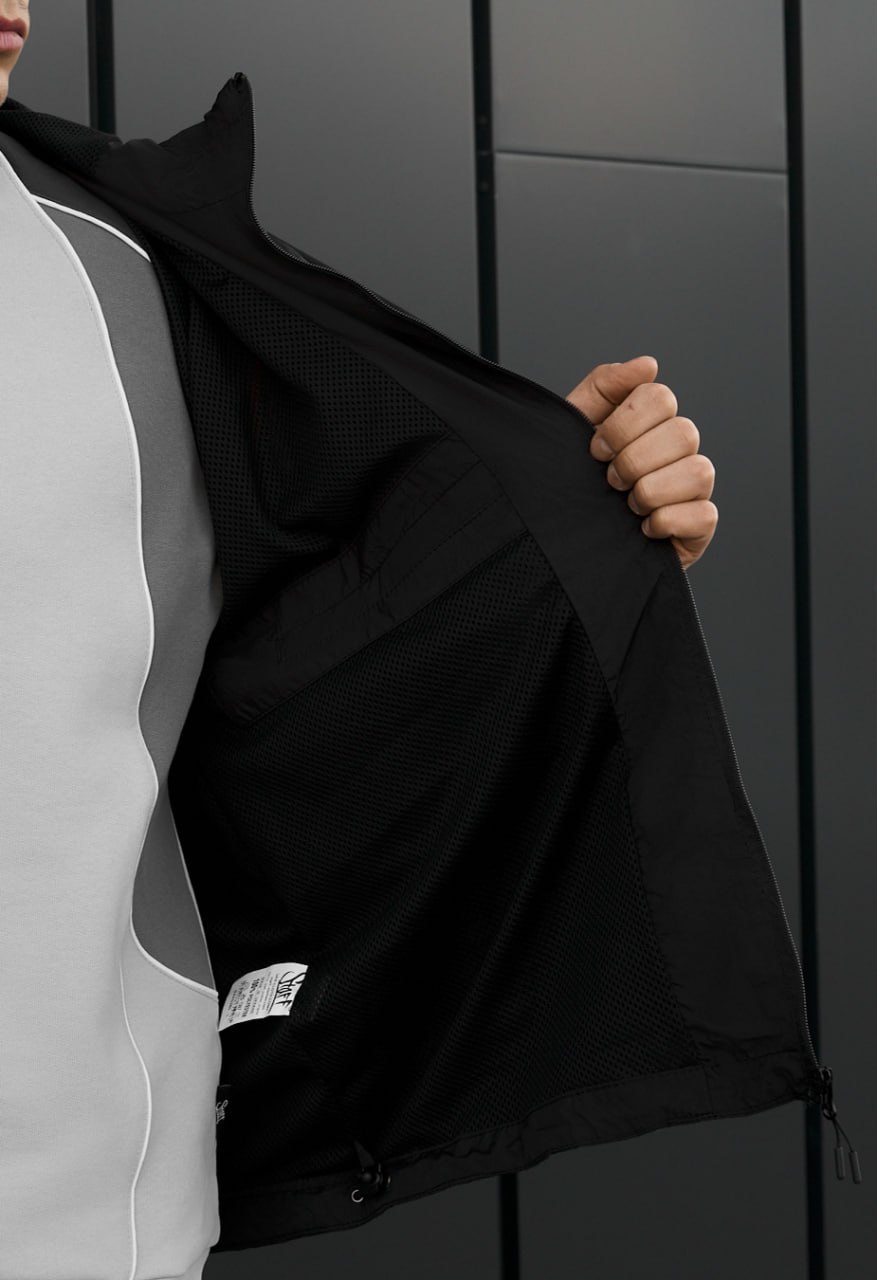 Wiatrówka Staff az black & red reflective oversize