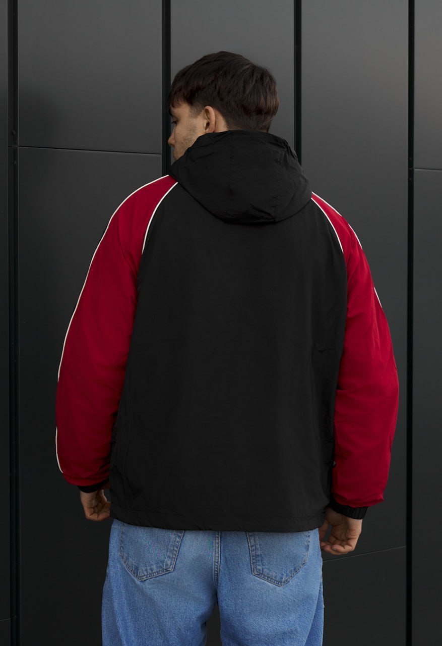 Wiatrówka Staff az black & red reflective oversize