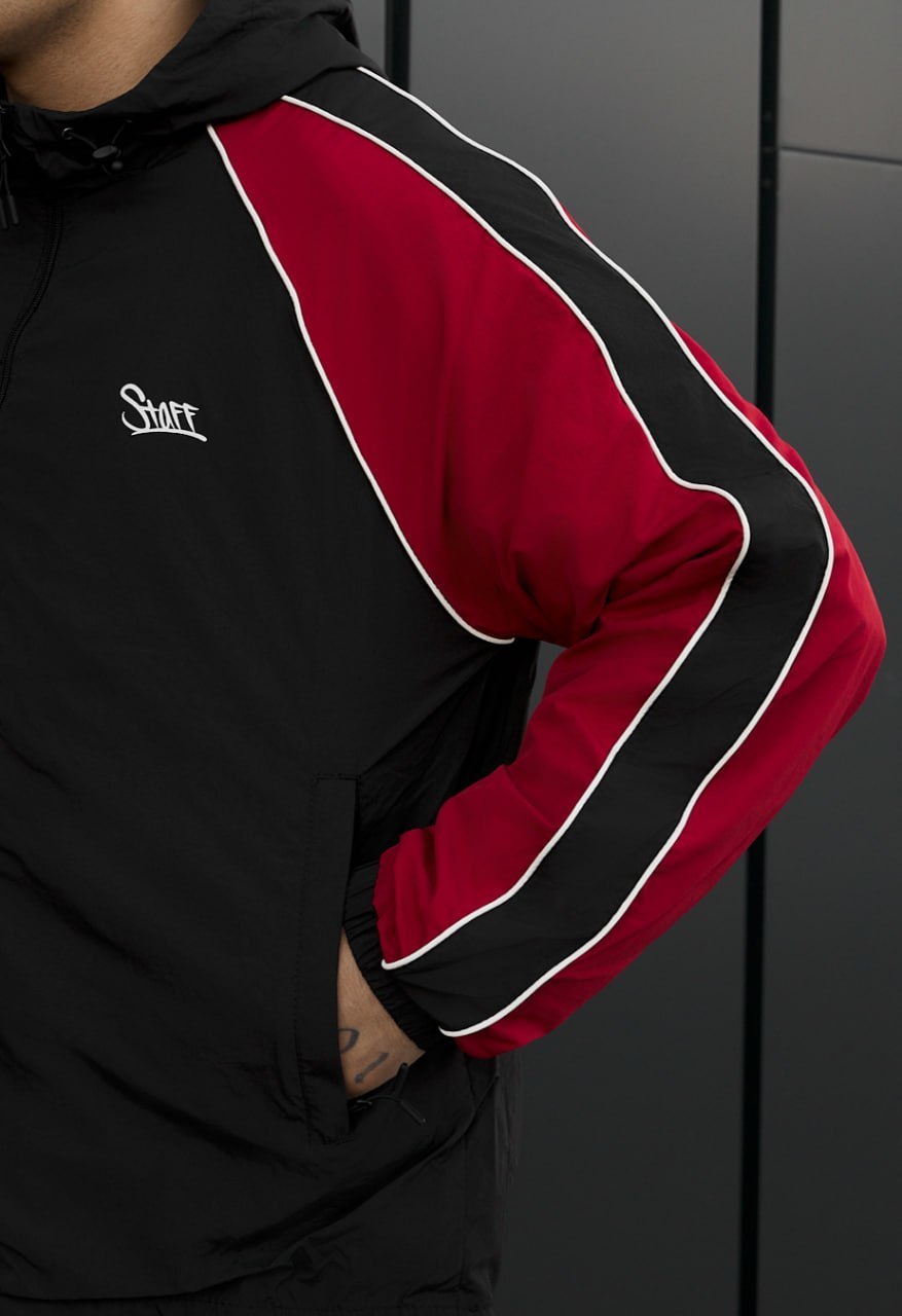 Wiatrówka Staff az black & red reflective oversize