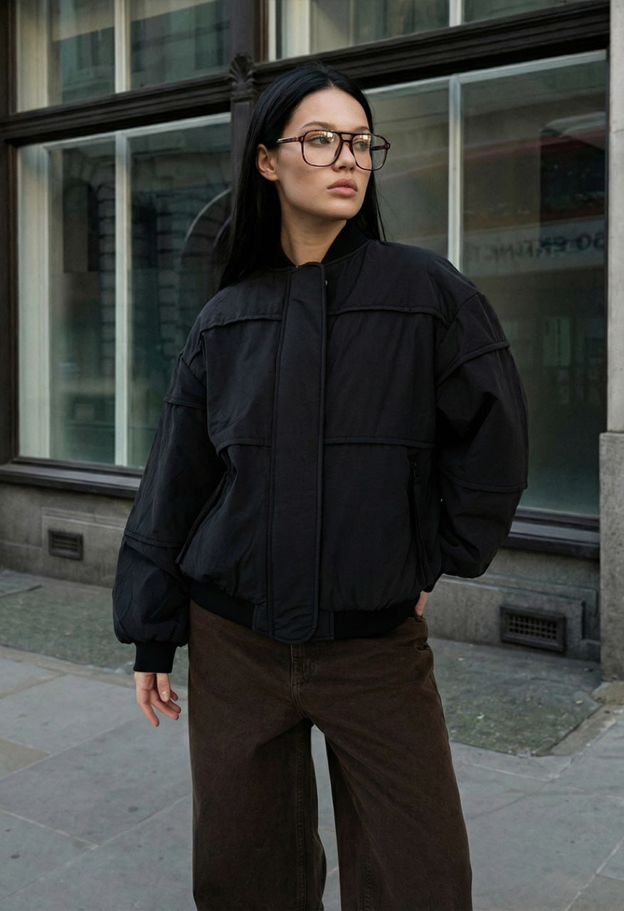 Kurtka Staff ok black oversize