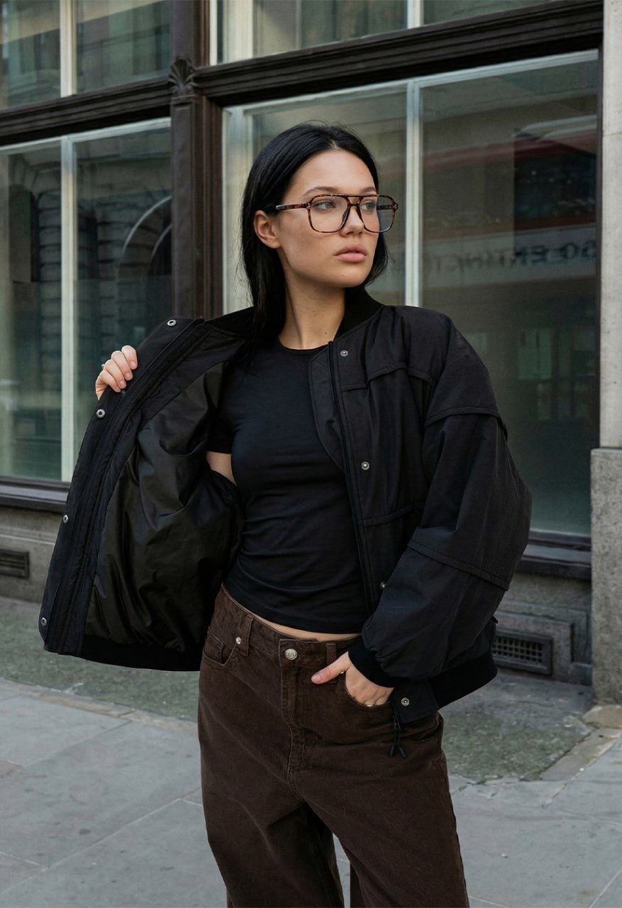 Kurtka Staff ok black oversize