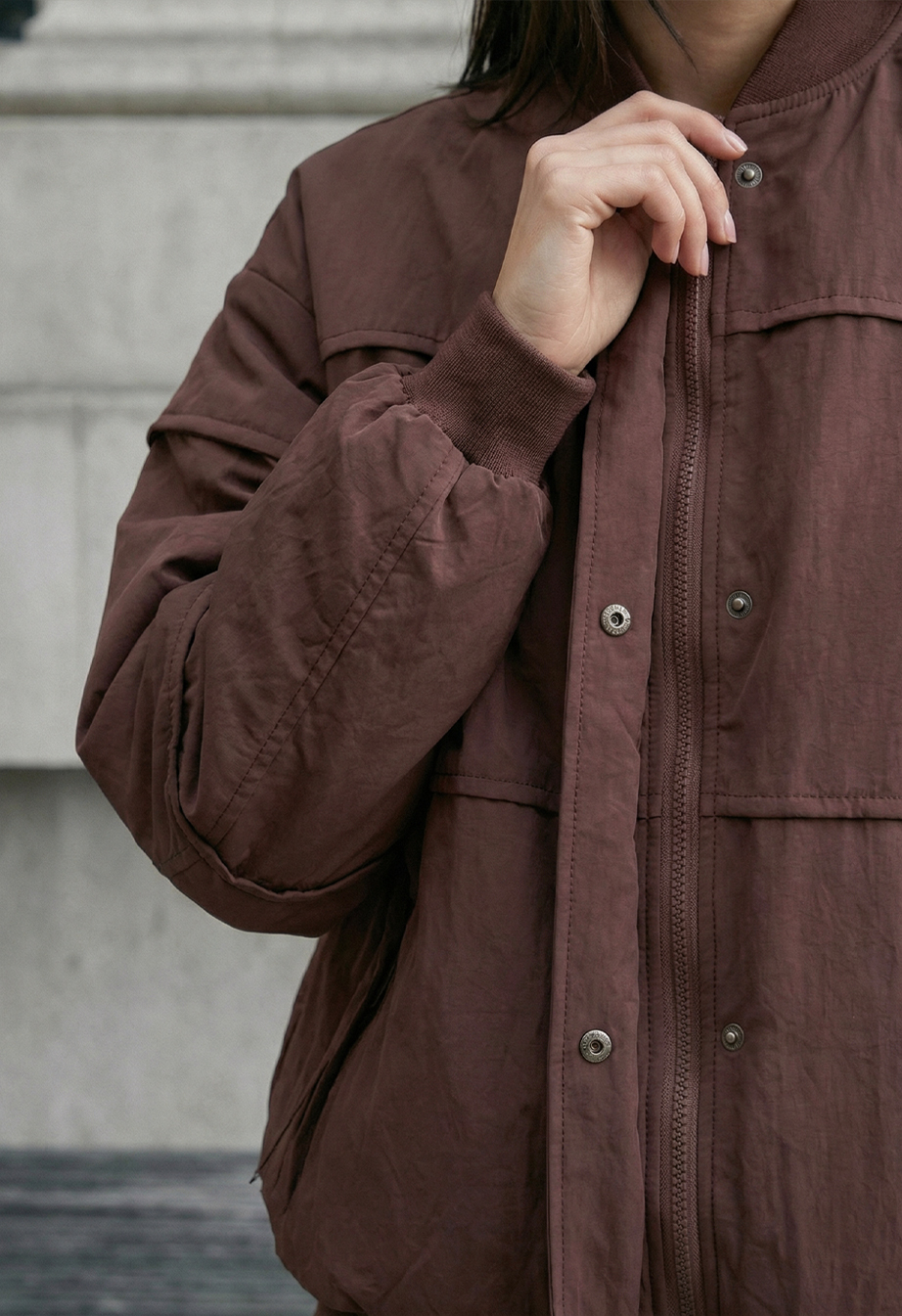 Kurtka Staff ok brown oversize