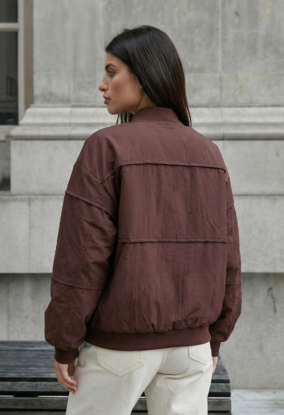 Kurtka Staff ok brown oversize
