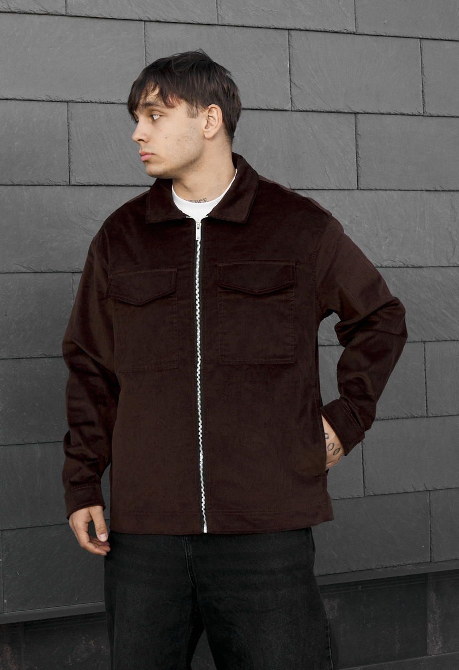 Kurtka Staff my brown