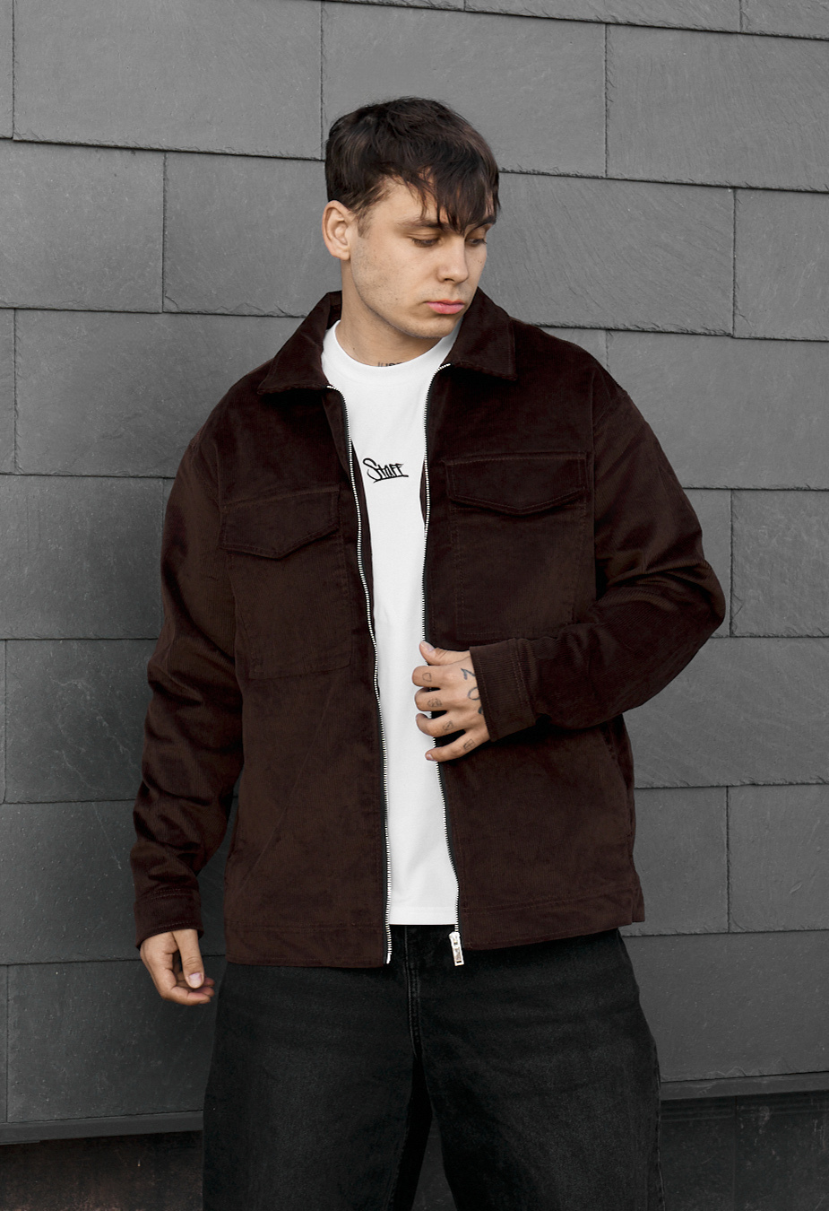 Kurtka Staff my brown