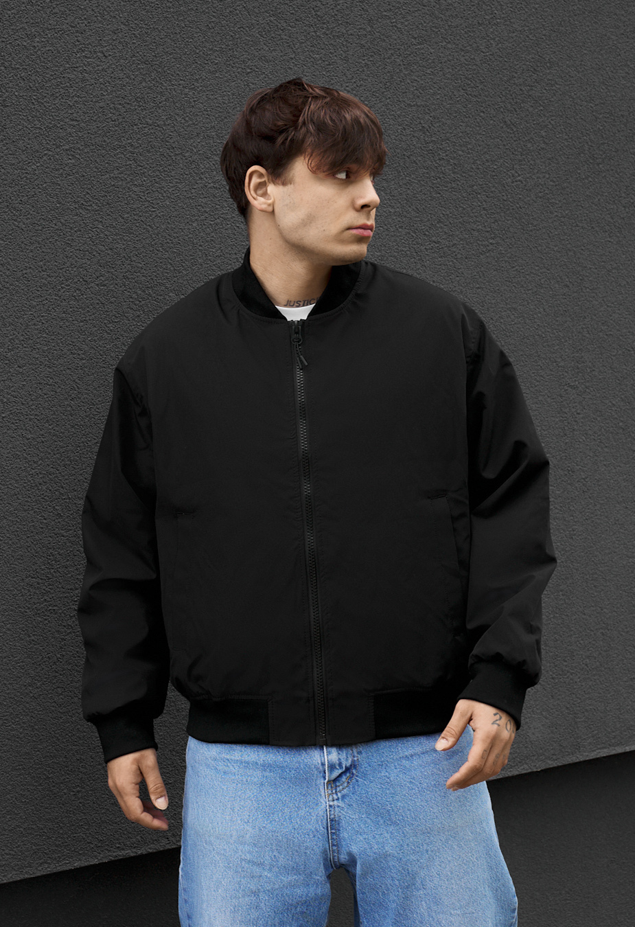 Bomber Staff ion3 black oversize