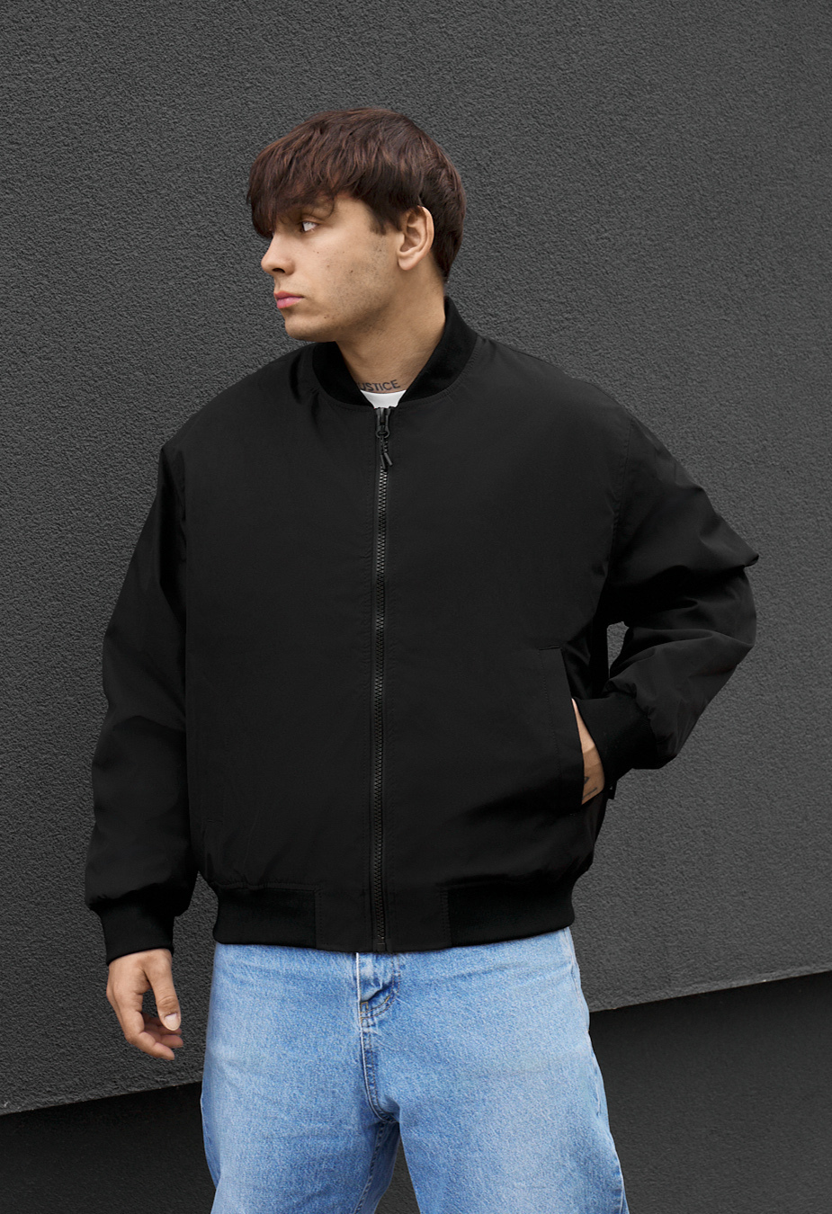 Bomber Staff ion3 black oversize