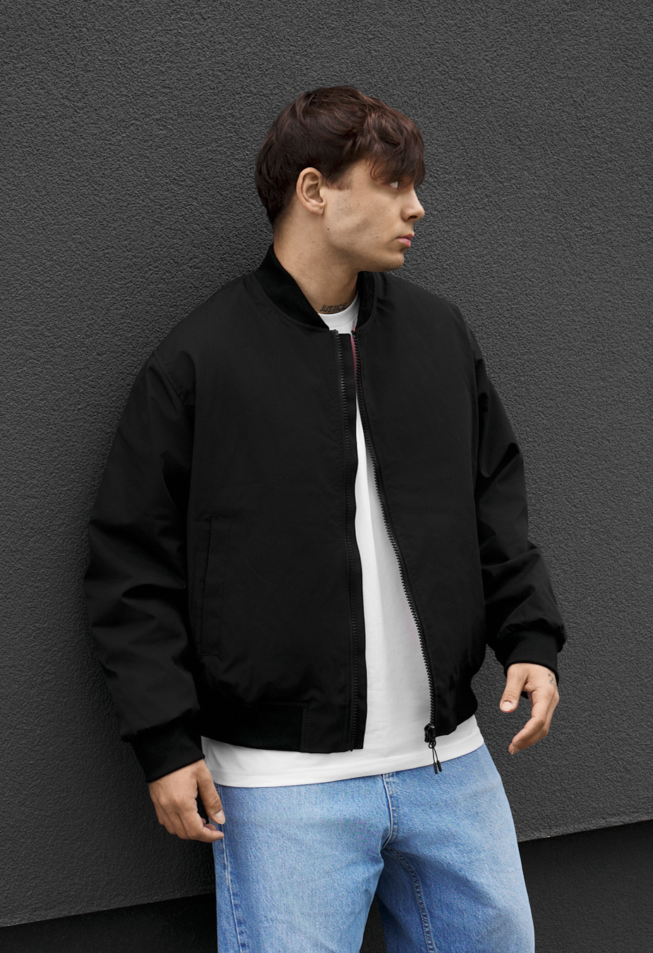 Bomber Staff ion3 black oversize