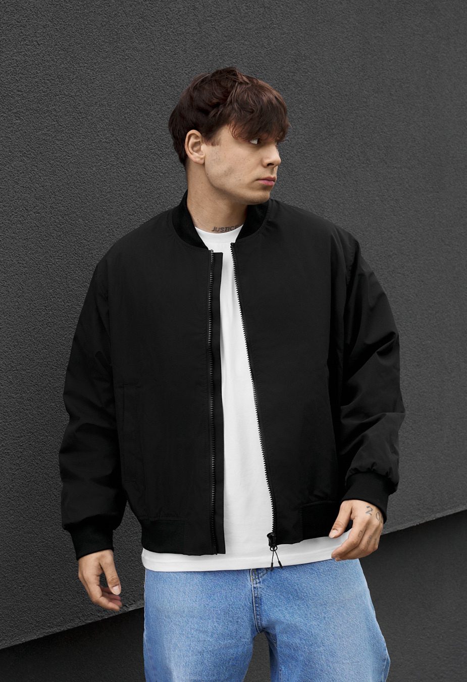 Bomber Staff ion3 black oversize