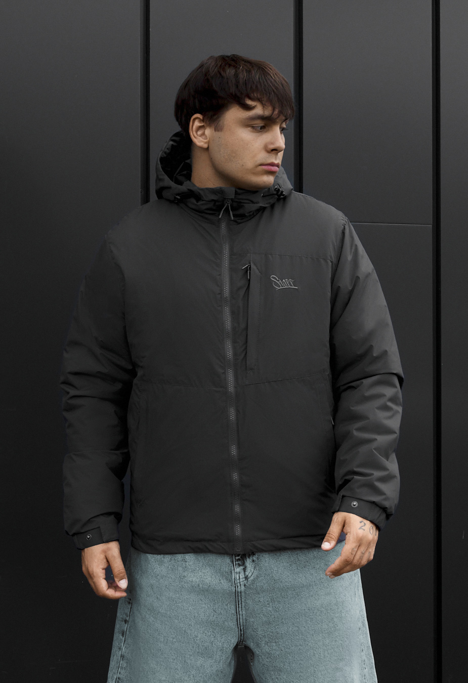 Kurtka Staff chap logo gray
