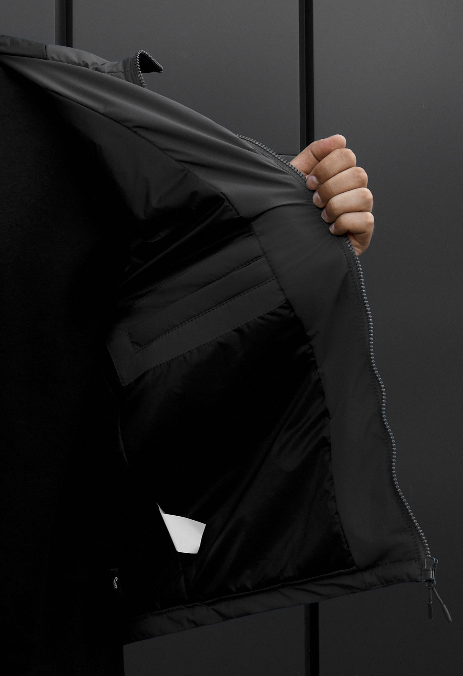 Kurtka Staff chap logo gray