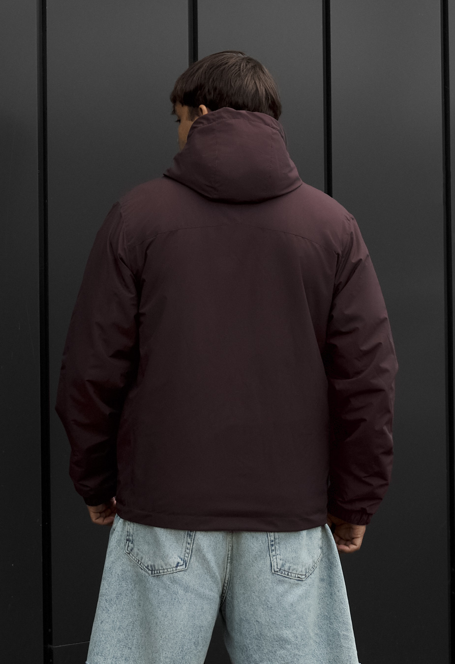 Kurtka Staff chap logo dark bordo