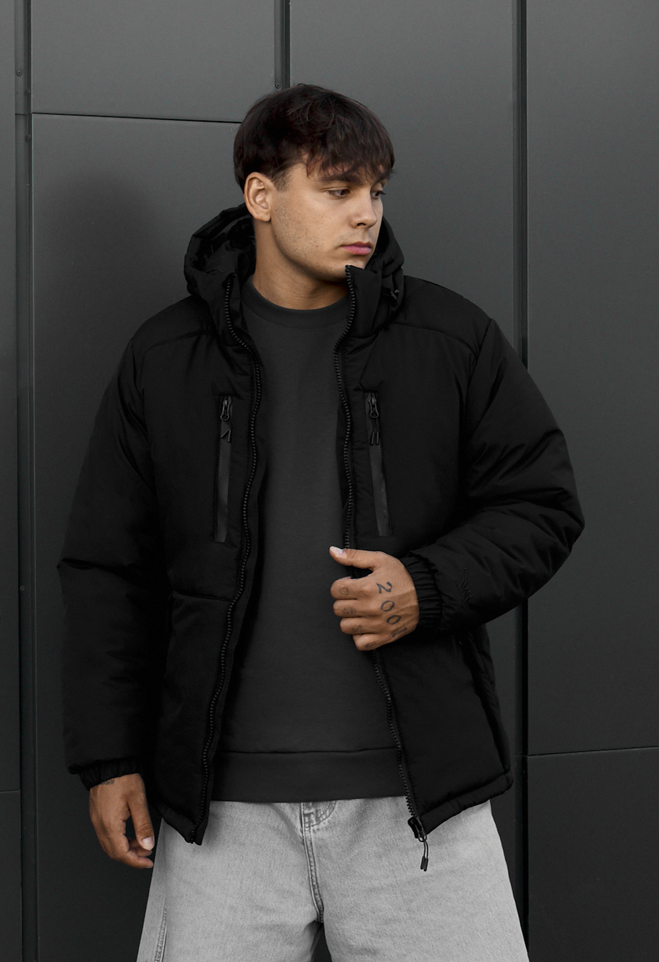 Kurtka zimowa Staff oh logo black
