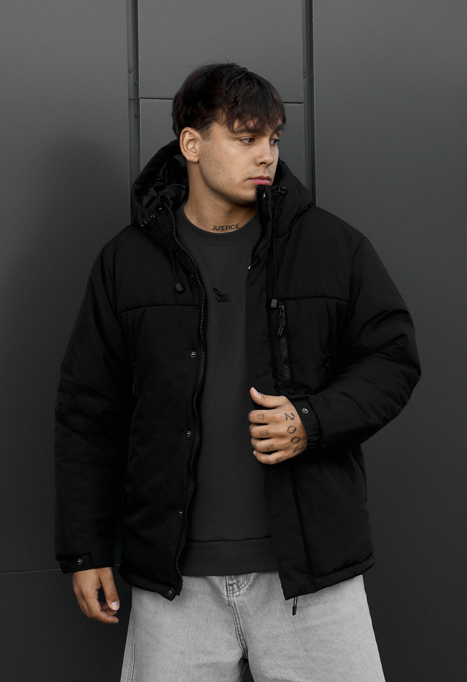Kurtka zimowa Staff tui logo black