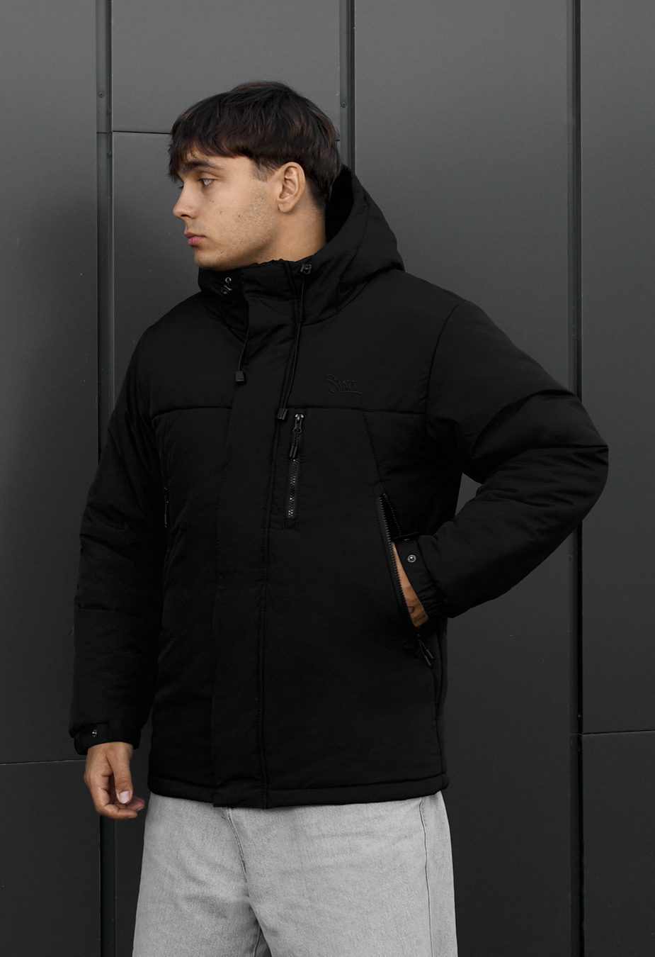 Kurtka zimowa Staff tui logo black