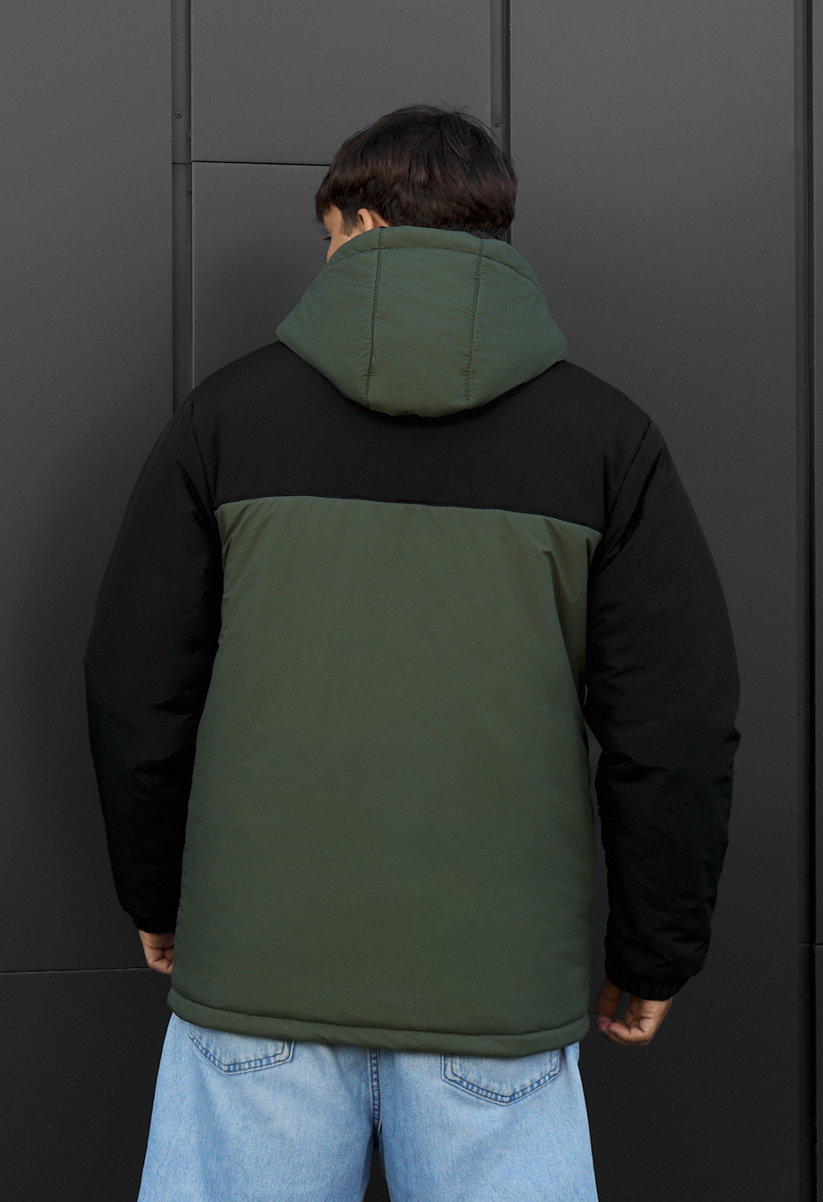 Kurtka zimowa Staff tui logo black & khaki