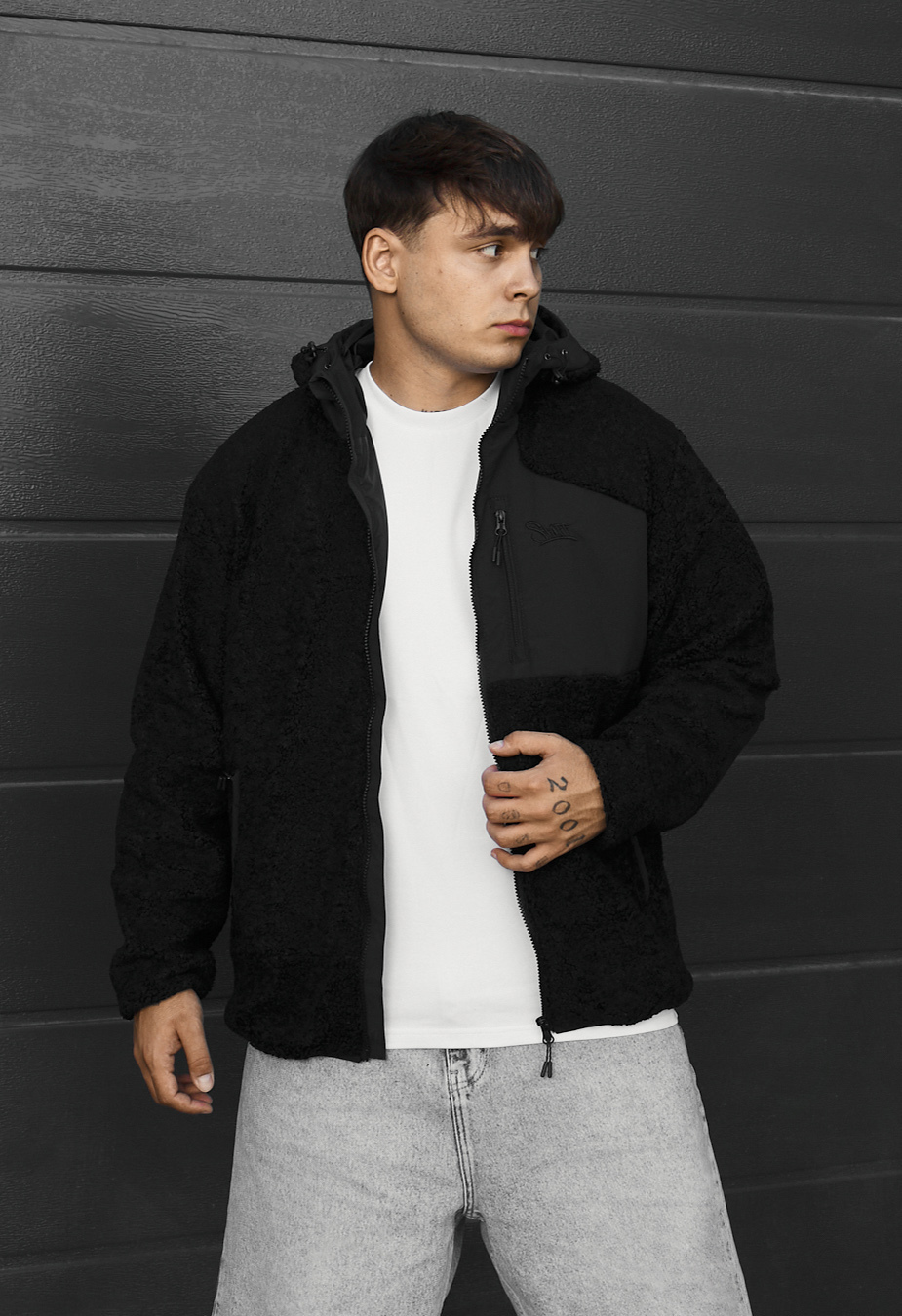 Kurtka futrzana Staff kla logo black