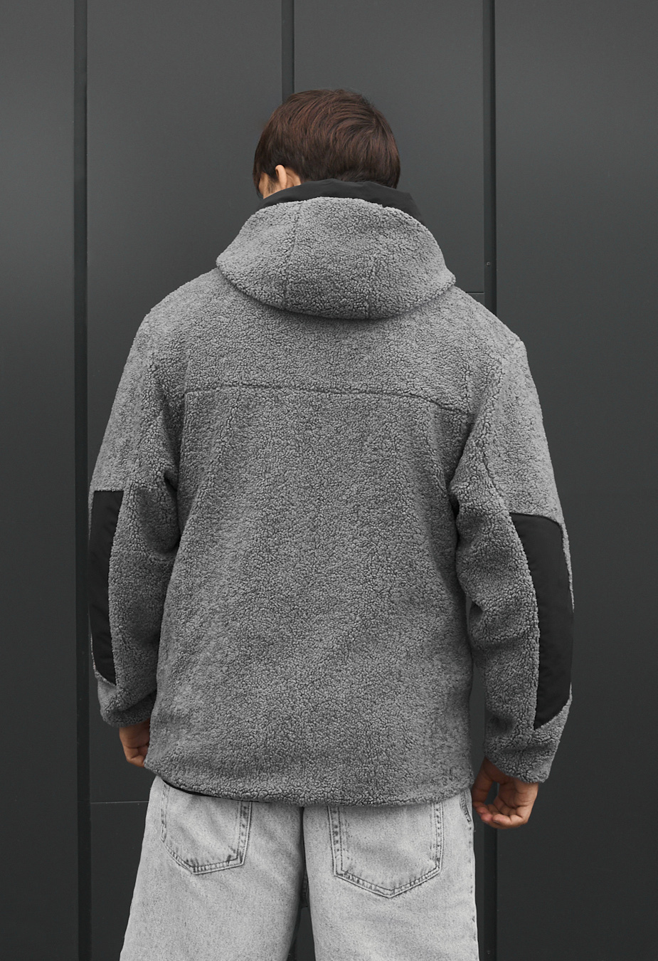 Kurtka futrzana Staff kla logo gray