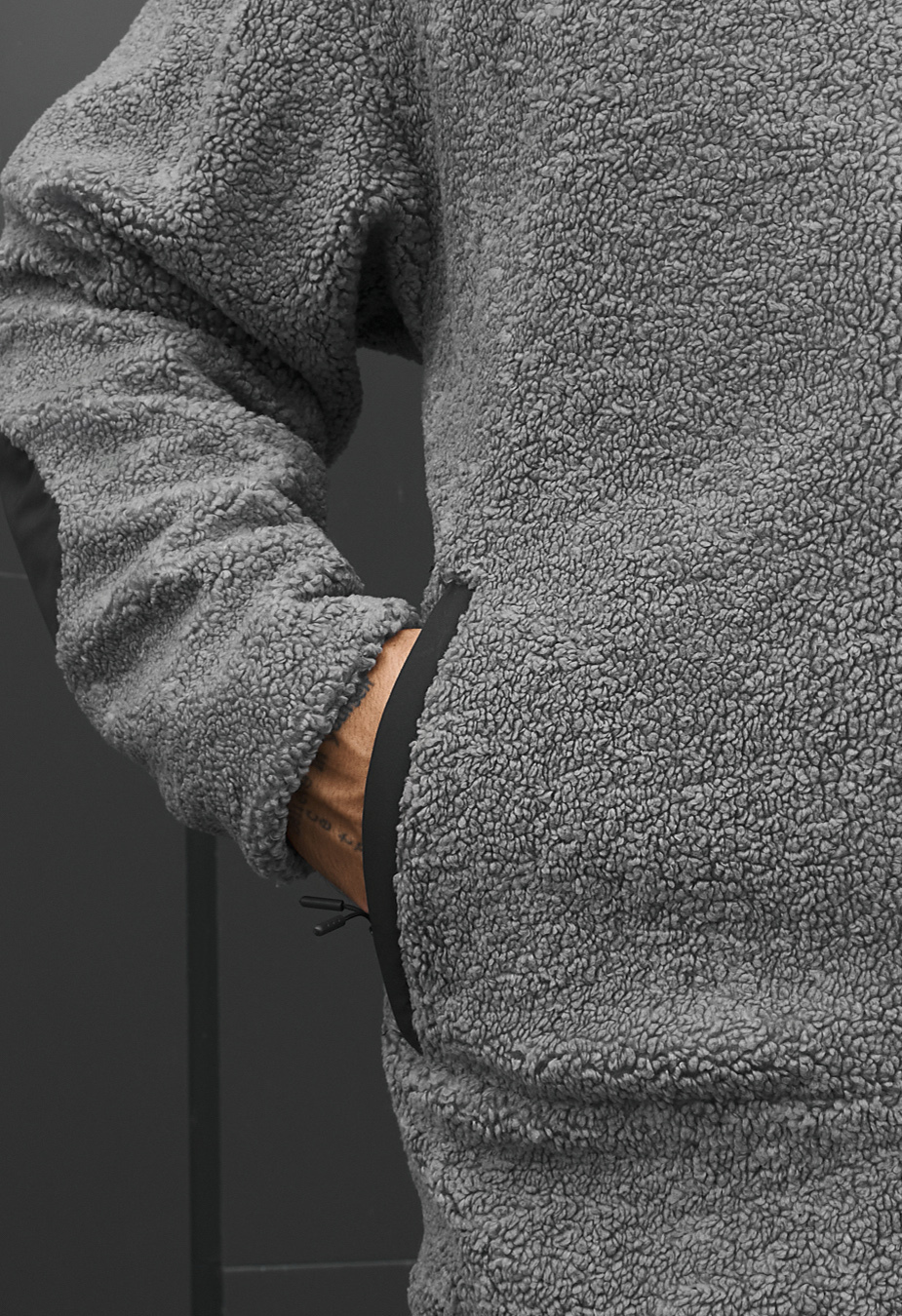 Kurtka futrzana Staff kla logo gray