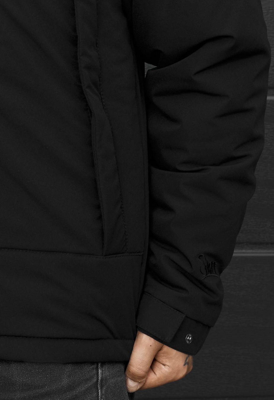 Kurtka zimowa Staff um black logo