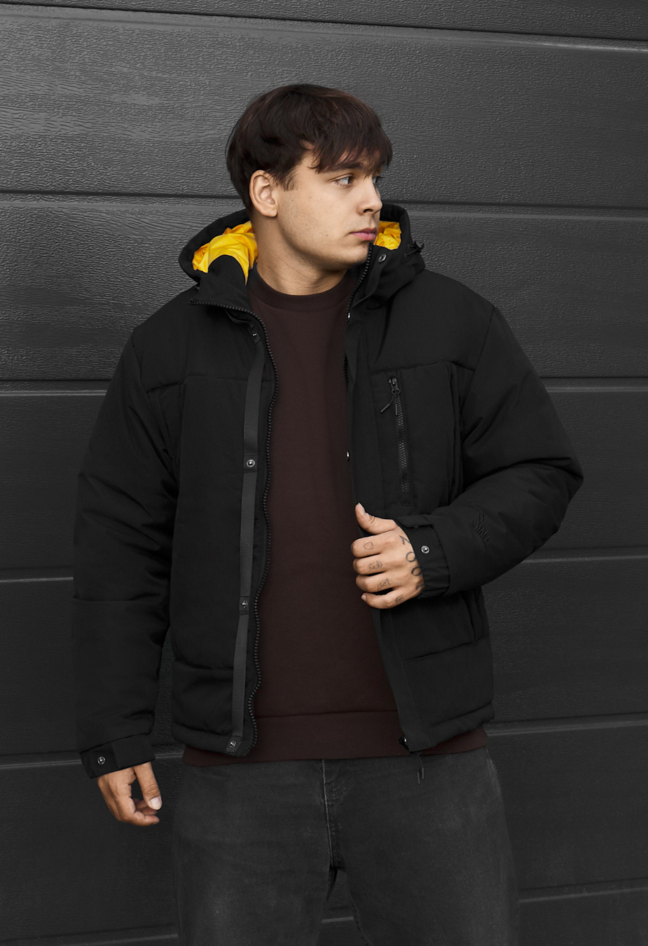 Kurtka zimowa Staff um black logo