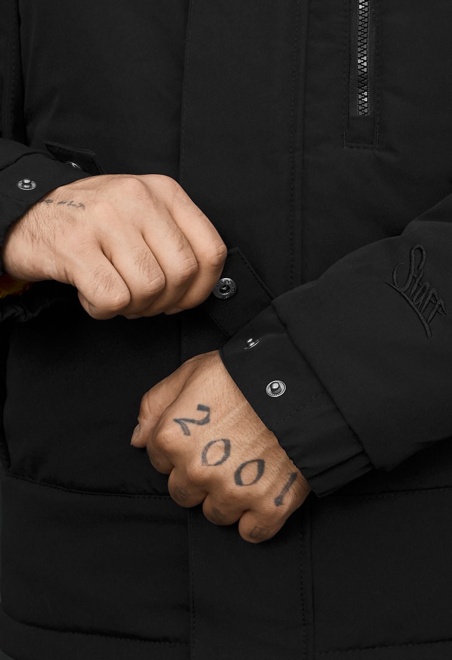 Kurtka zimowa Staff um black logo