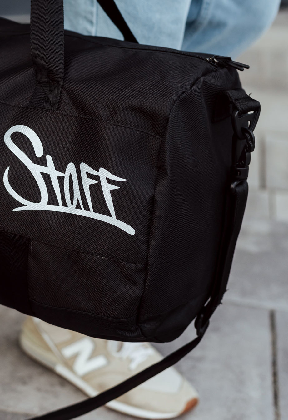 Torba sportowa Staff black logo reflective