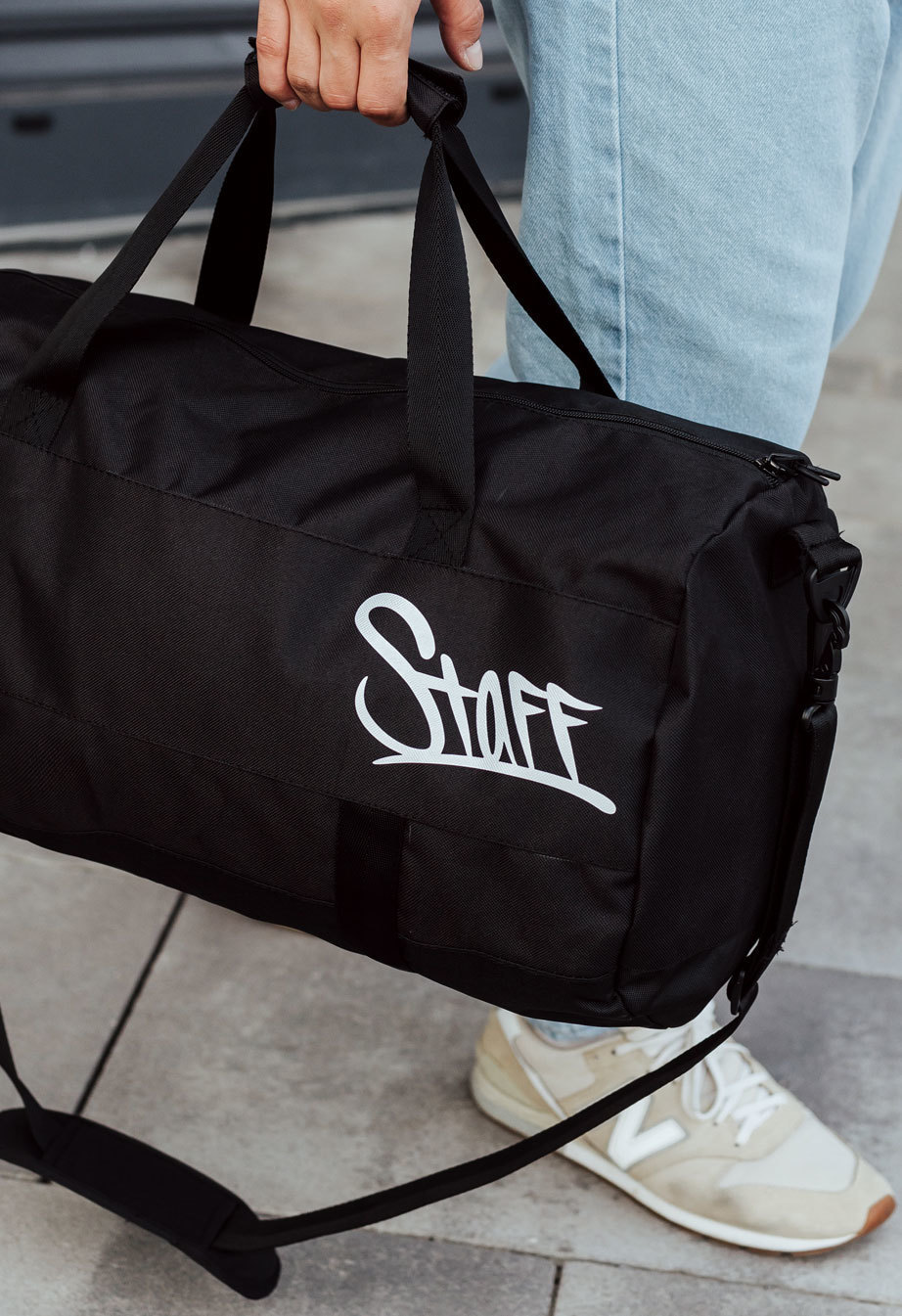 Torba sportowa Staff black logo reflective