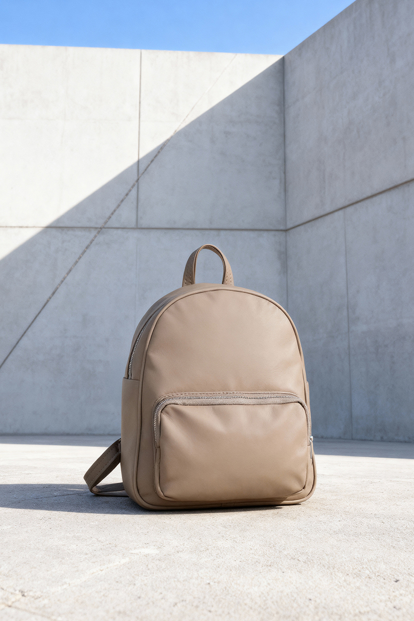 Plecak Staff vol leather light brown