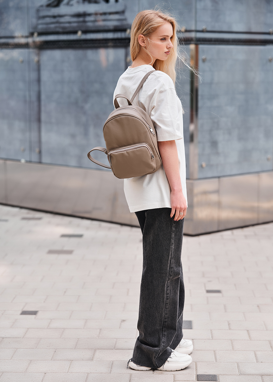 Plecak Staff vol leather light brown