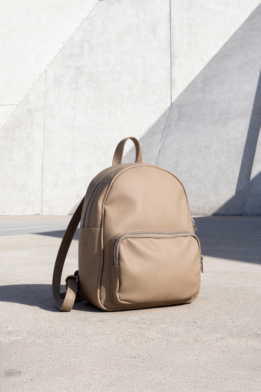 Plecak Staff vol leather light brown