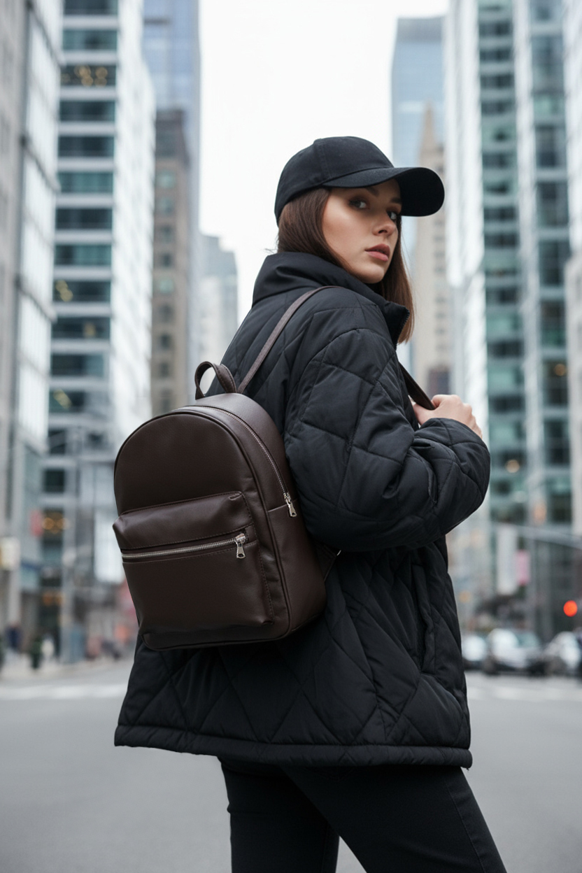 Plecak Staff 8L dark brown