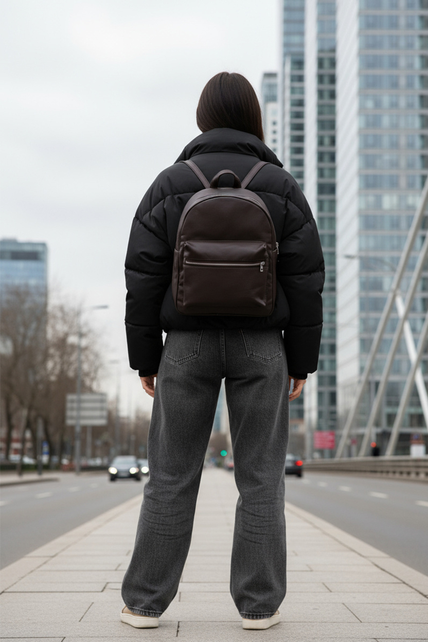 Plecak Staff 8L dark brown