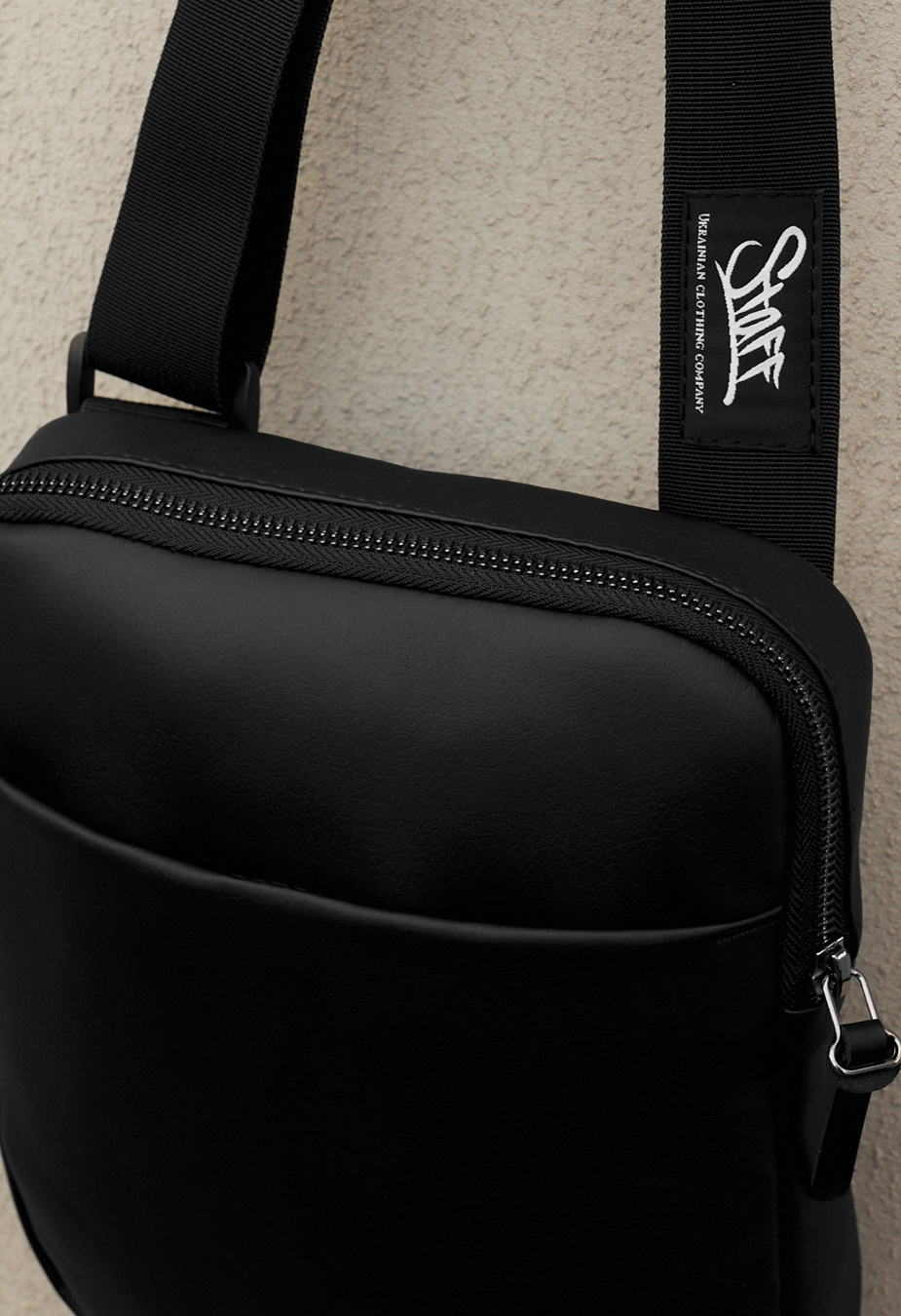 Torba na ramię Staff black leather