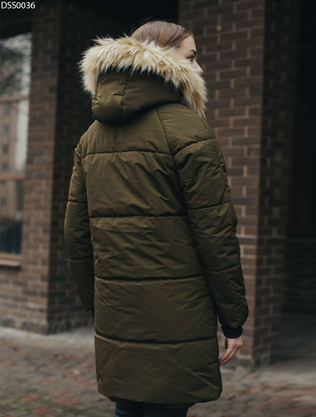 Женская зимняя куртка Staff joy haki