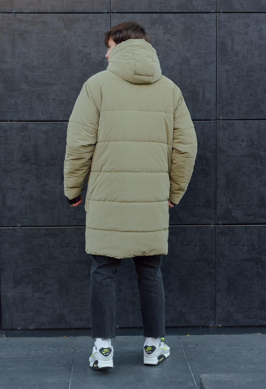 Parka zimowa Staff no light beige long