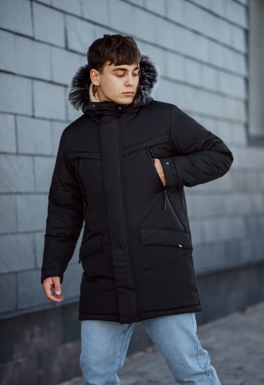 Zimowa parka Staff atrk black