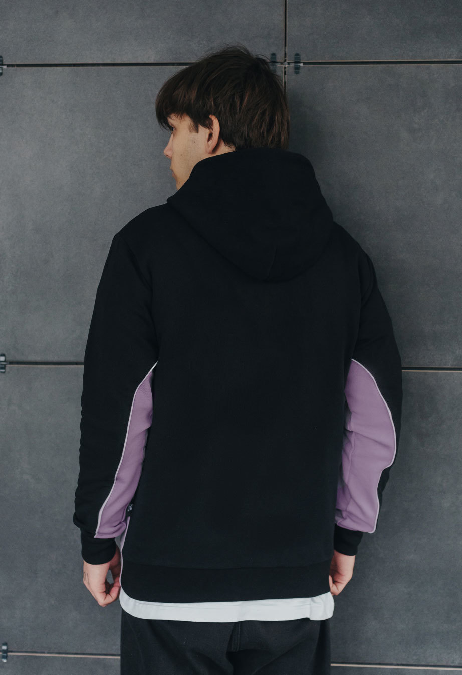 Bluza hoodie Staff light & black logo