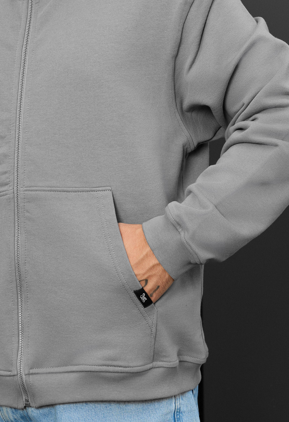 Olimpijka Staff ry gray oversize