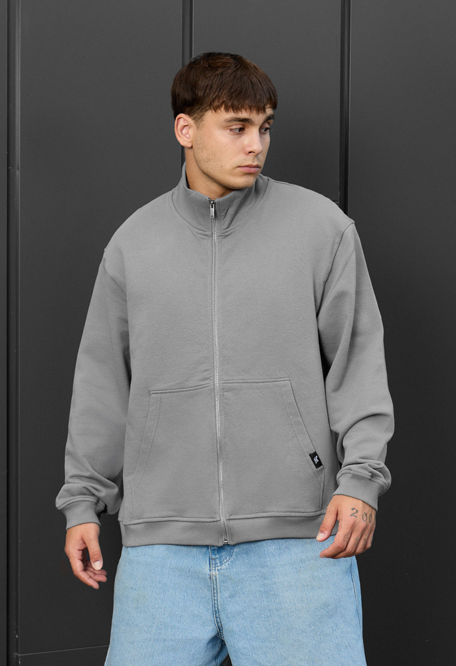 Olimpijka Staff ry gray oversize