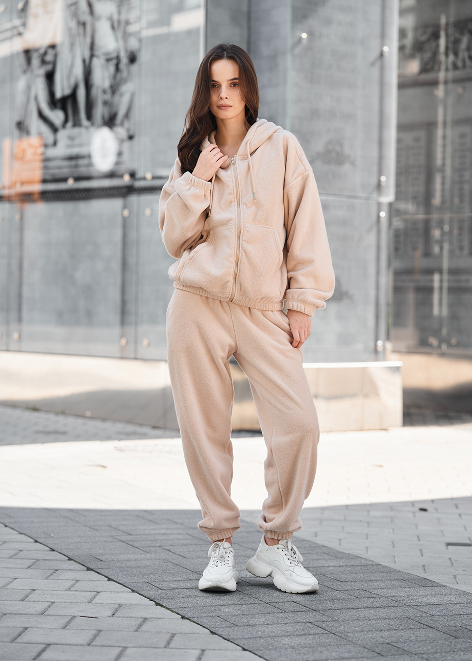 Dres Staff eni beige oversize fleece