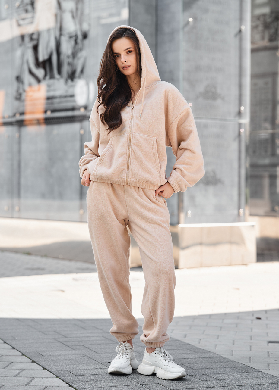 Dres Staff eni beige oversize fleece