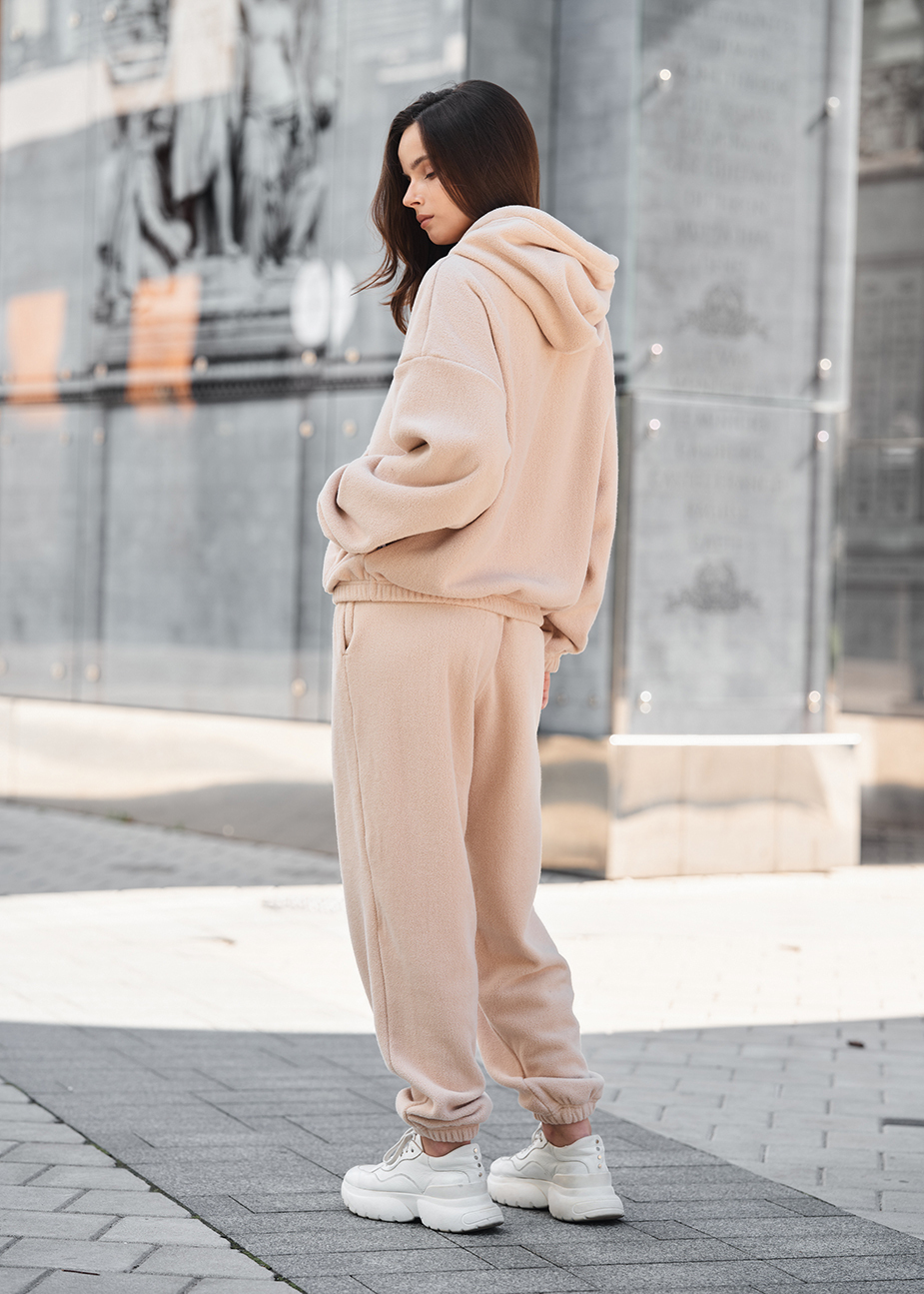 Dres Staff eni beige oversize fleece
