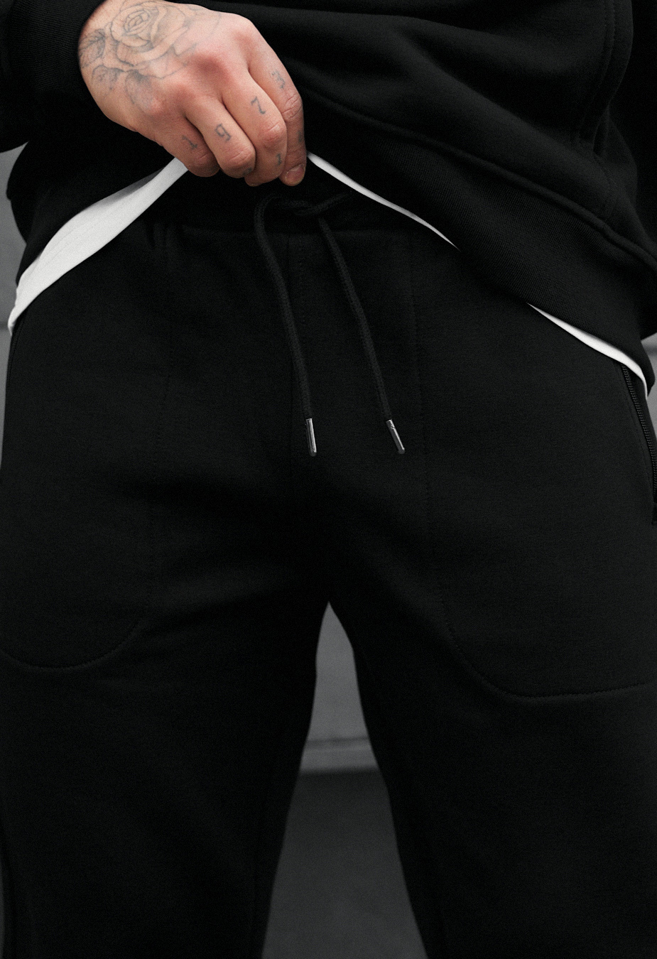 Spodnie sportowe Staff nib black fleece