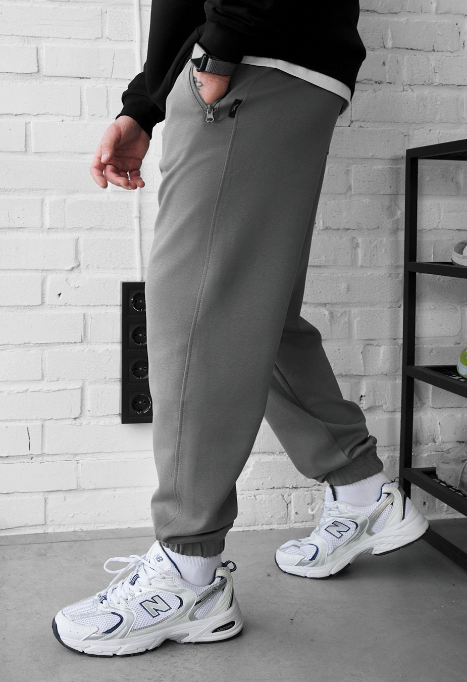 Spodnie Staff clo gray