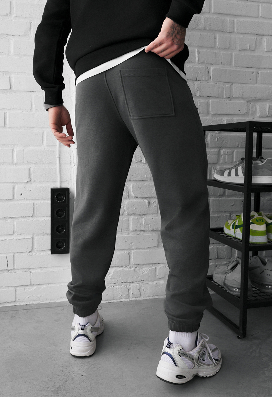 Spodnie Staff clo dark gray